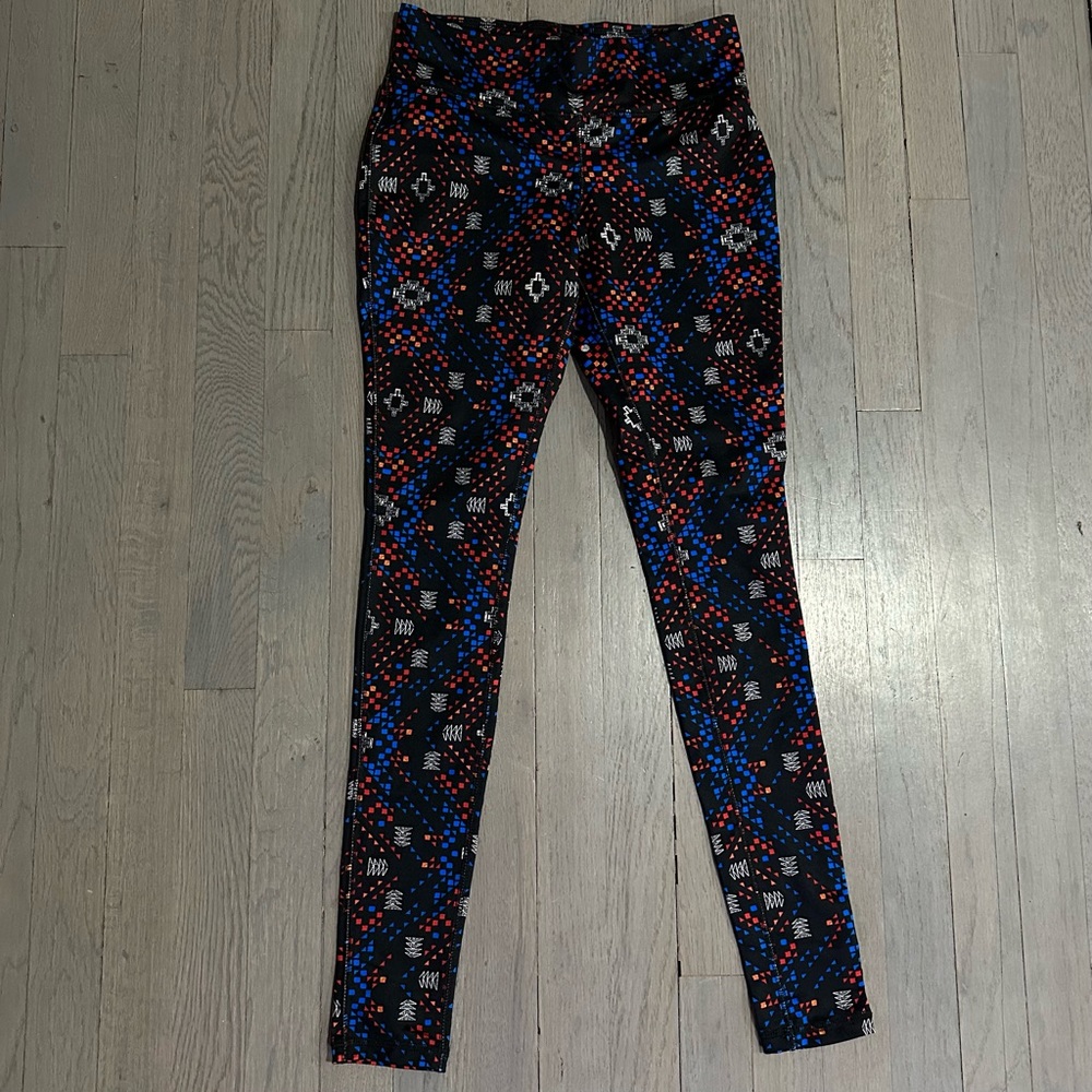Mossimo Supply Co XS Printed Athletic Active Athleisure Leggings - Picture 1 of 7